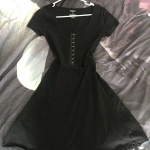 Black mini dress